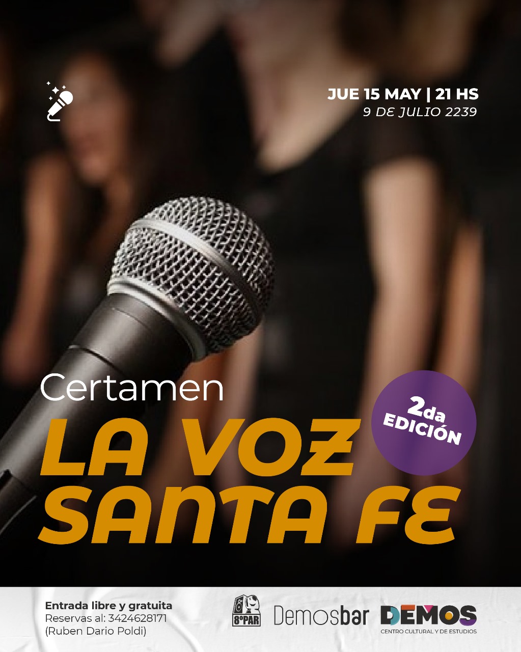 SEGUNDA EDICIÓN DEL CERTAMEN LA VOZ SANTA FE
